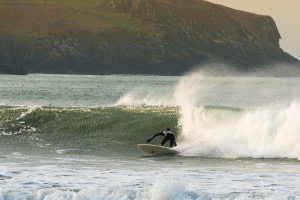 Surfing Bottom Turn