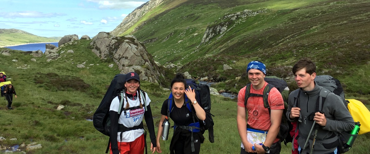 DofE walking expedition in North Wales