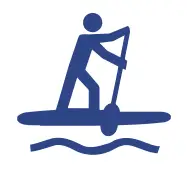 Stand up paddle boarding down the river Teifi