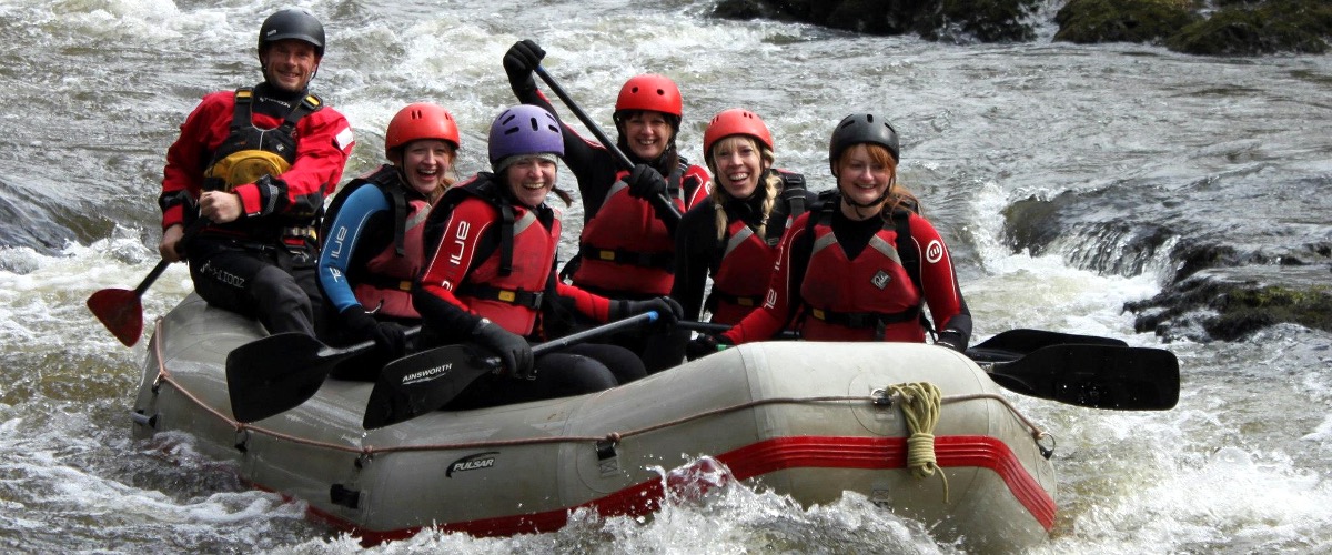 White water Rafting West Wales