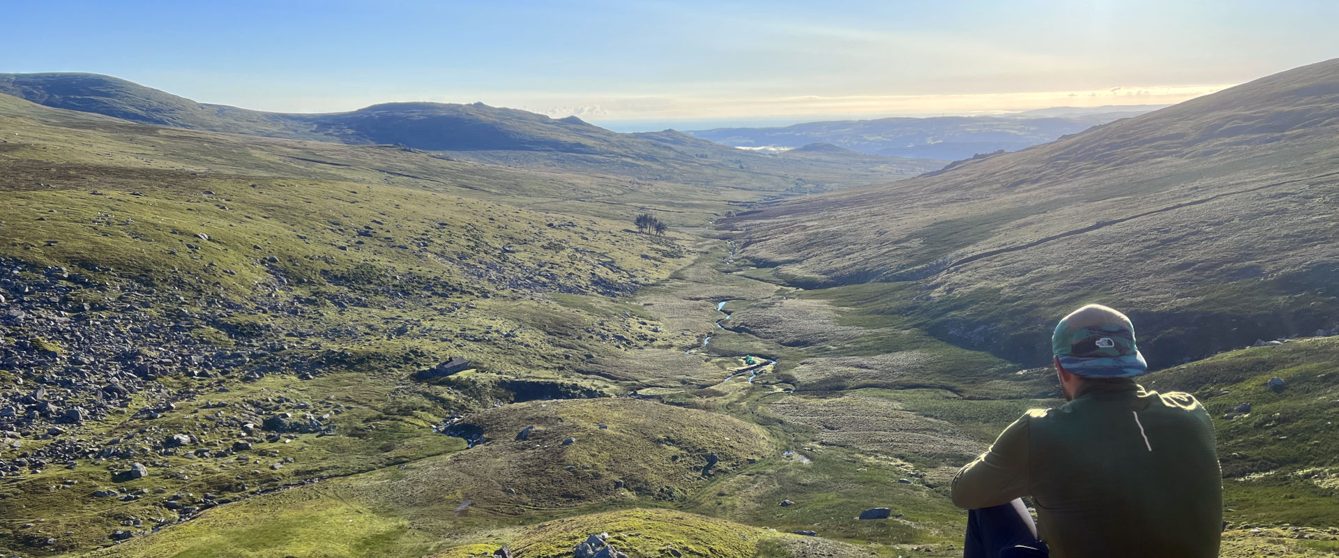 Duke of Edinburgh Award walking expedition group enjoying the view in North Wales