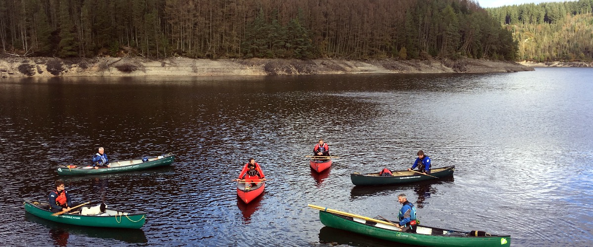 Advanced canoe leader open water training and assessments